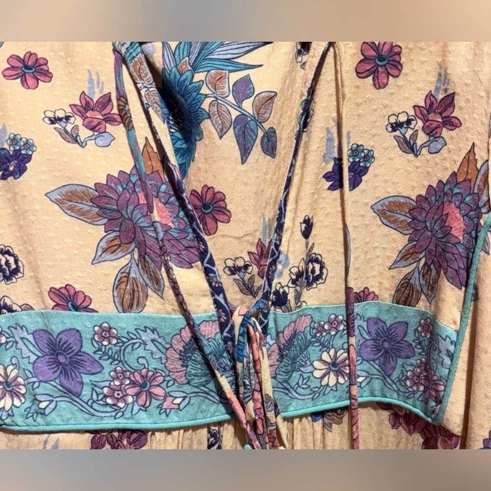 Spell Siren Song Boho Midi Dress, XS, VGUC! - Picture 4 of 11